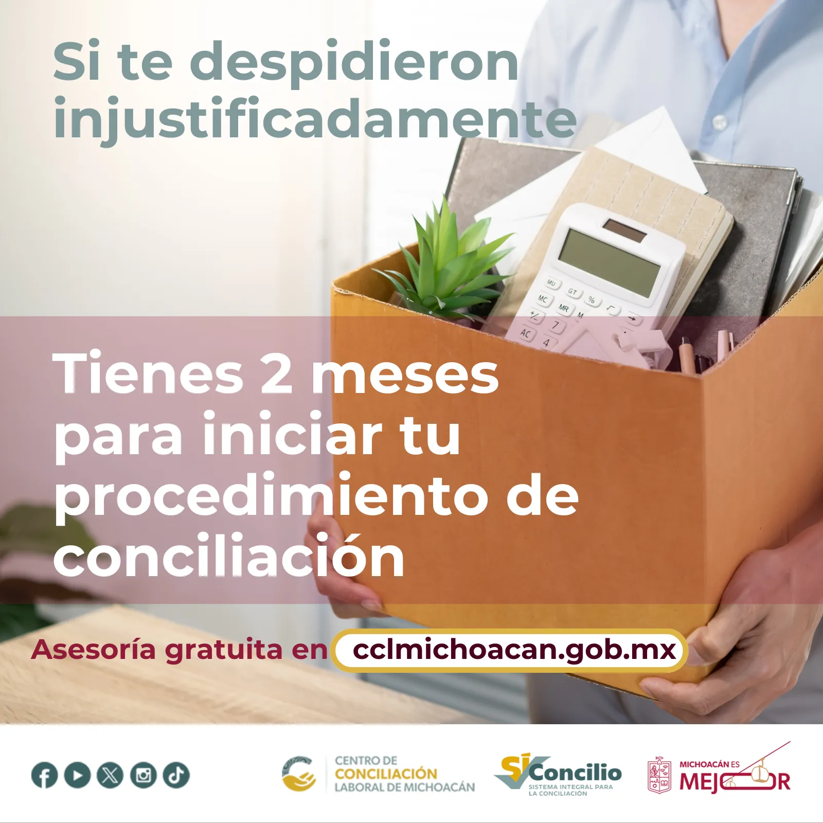 Plazo para presentar tu solicitud de conciliación