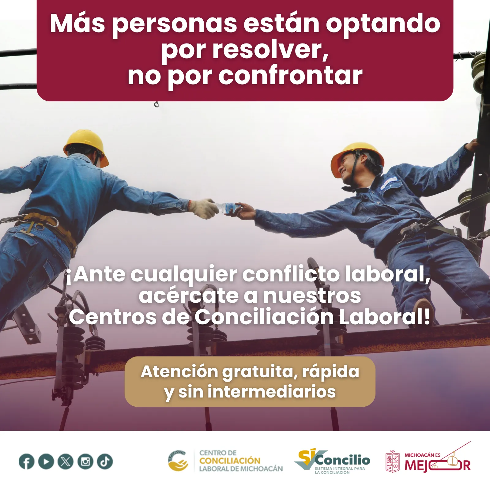 Cada vez más personas optan por resolver sus conflictos conciliando
