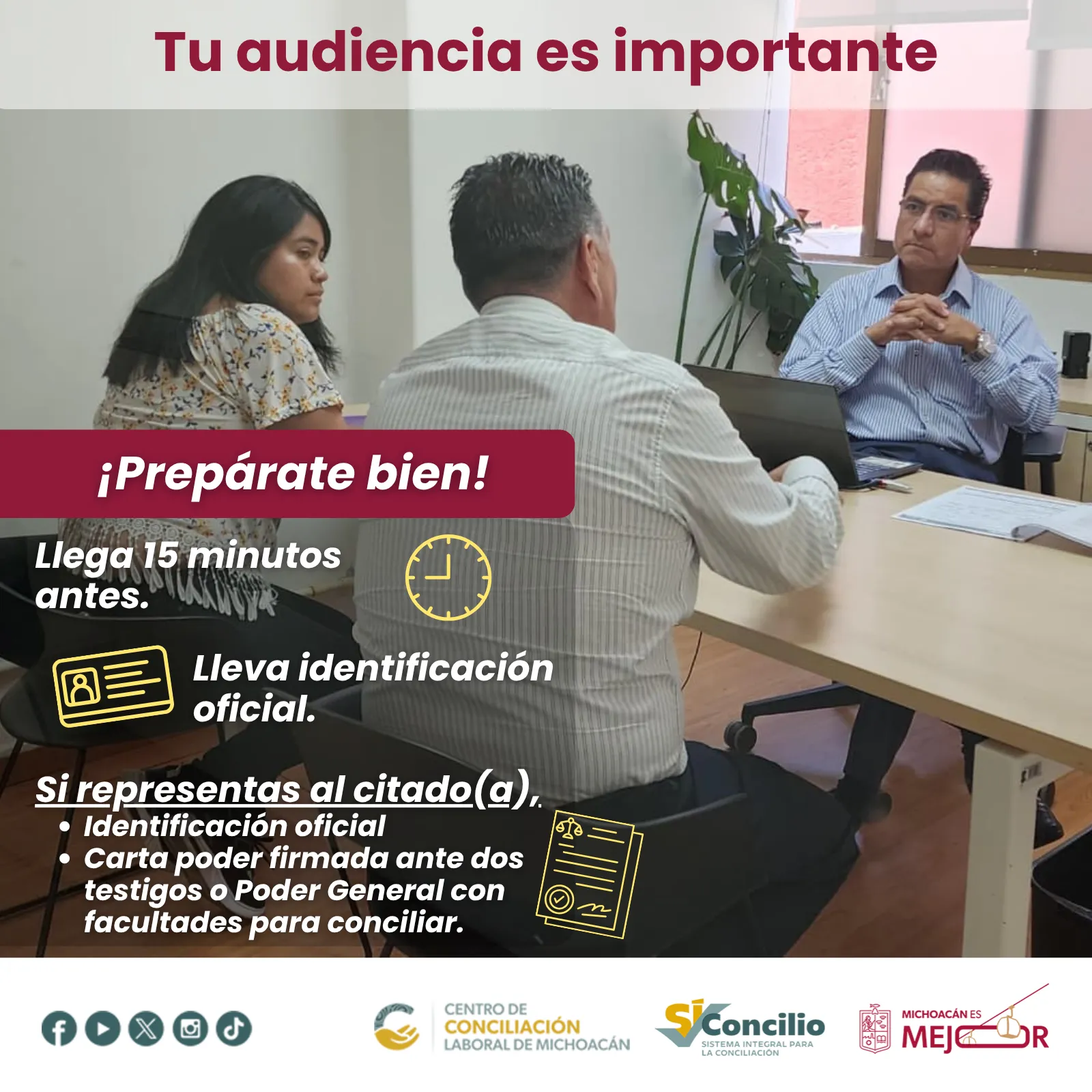 Requisitos para tu audiencia